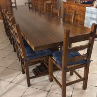 Tavolo in legno di 4 metri allungabile