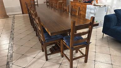 Tavolo in legno di 4 metri allungabile