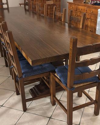 Tavolo in legno di 4 metri allungabile