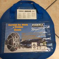 Catene da neve a rombo 9mm nuove
