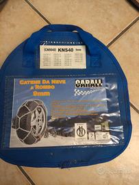 Catene da neve a rombo 9mm nuove