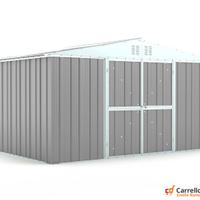 Box lamiera deposito Acciaio 403x269 grigio chiaro