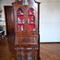 Trumeau con Ribalta a scrittoio e secretaire