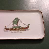 Piattino rettangolare in Limoges 