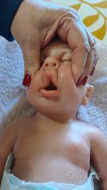 bambola Reborn in silicone pieno peso 3 kg circa 