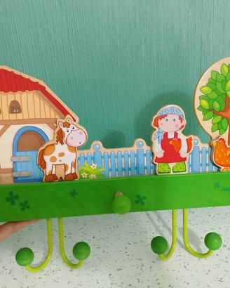 Attaccapanni in legno Haba