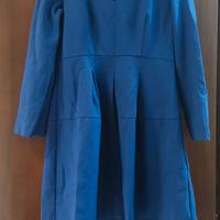 Vestito Donna "POIS" Blu Invernale