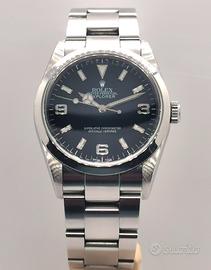 Rolex Explorer 114270 NO fori ~ 2003 BOX revisiona