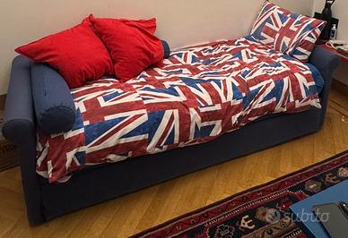 Letto singolo con cassetto contenitore + materasso