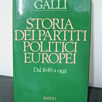 Libro STORIA DEI PARTITI POLITICI EUROPEI G. Galli