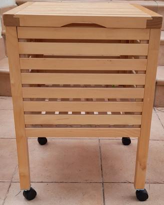 sgabello con contenitore 