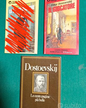 Lotto divisibile n.2 libri Fedor Dostoevskij