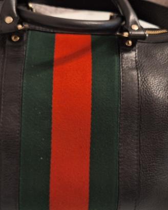 Borsa Gucci Vintage Web Boston 