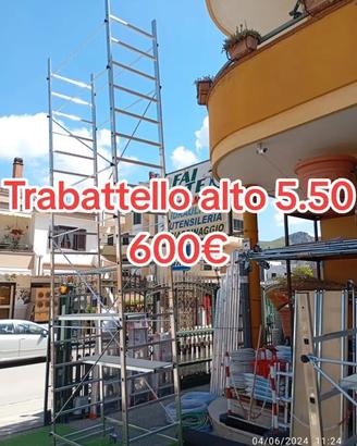 trabattello alto 5.5 MT base 100x155