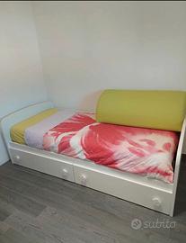 Letto singolo contenitore