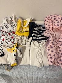 Abbigliamento primavera-estate bimba 0-3 mesi