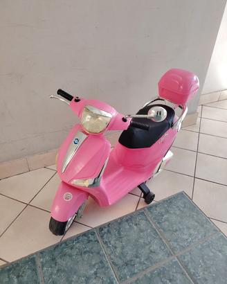 Scooter moto elettrica bambina batteria carica