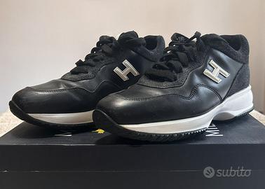 Sneakers Hogan Interactive Donna Nere Glitter