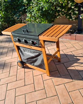 Barbeque multifuoco con bombola