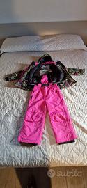 Completo da sci bambina e guanti