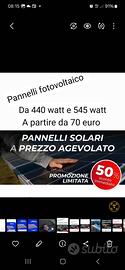 pannelli fotovoltaici