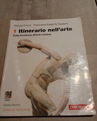 Libro scolastico Itinerario dell'arte
