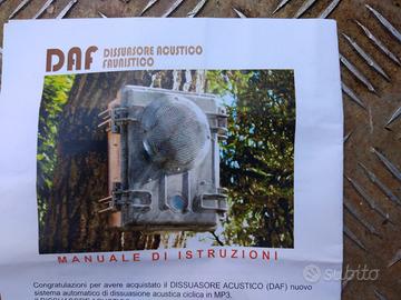 DIFFUSORE DISSUASORE ACUSTICO FAUNISTICO ALARMGUAR