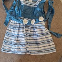 Set n. 5 vestitini bimba, Tg. da 9 a 18 mesi