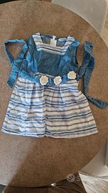 Set n. 5 vestitini bimba, Tg. da 9 a 18 mesi