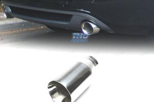 TERMINALE SCARICO TONDO 100 MM IN ACCIAIO INOX