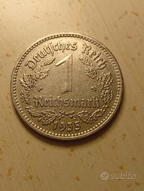 Terzo Reich 1 reichsmark, 1935