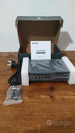 Switch di rete PoE 8 porte Gigabit