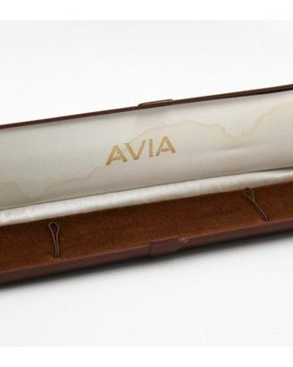 Scatola Avia Vintage Marrone Orologi Anni 60