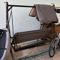 Dondolo da giardino reclinabile