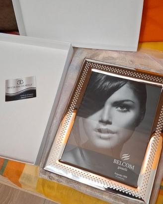 Cornice portafoto Belcom in argento Beltrami Gioie