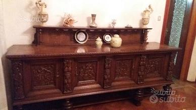 Sala legno massiccio rinascim spagnolo