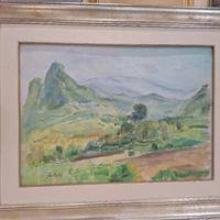 SEIBEZZI olio 50x70  Teolo e colli euganei