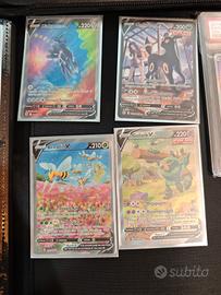 LOTTO CARTE POKEMON DIALGA BEEDRILL GOLRUK UMBREON