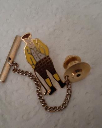 Pin fermacravatta inglese anni 50/60
