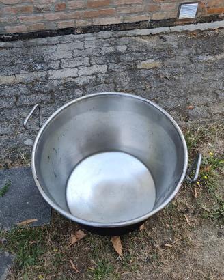 Paiolo in acciaio inox