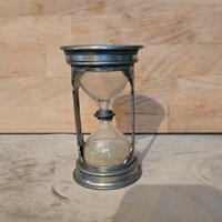 clessidra vintage  in peltro