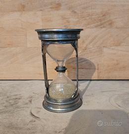 clessidra vintage  in peltro