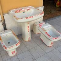 SERIE BAGNO PORCELLANA NUOVA COMPLETA