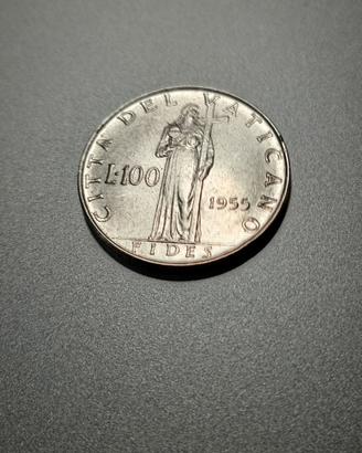 100 LIRE VATICANO ANNO 1955 