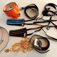Lotto di 8 cinture da donna Stefanel, Conbipel,