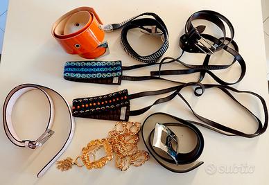 Lotto di 8 cinture da donna Stefanel, Conbipel,