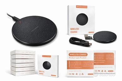 Caricatore Wireless Qi 15W Fast Charger 