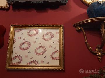 Cornice vintage originale '60 legno bolo Barocco