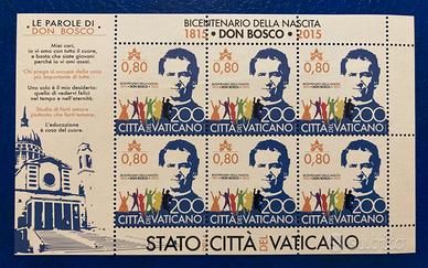 Francobolli Vaticano 2015 200mo Don Bosco (MNH*)