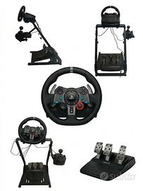 Logitech g29 + cambio + supporto